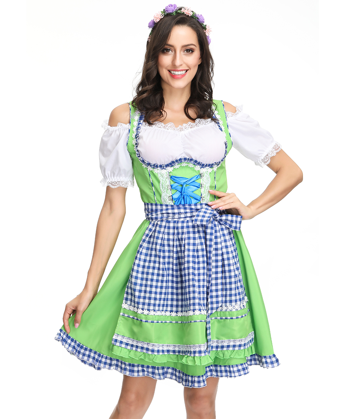 F1910-1 oktoberfest maid costume